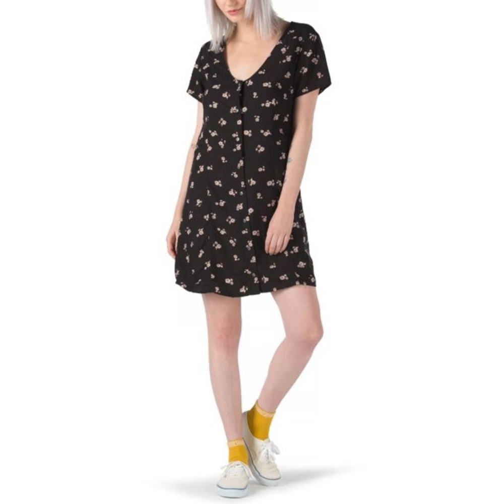 Vans Off the Wall Woman’s Brunching Daisy Floral Mini Dress XS